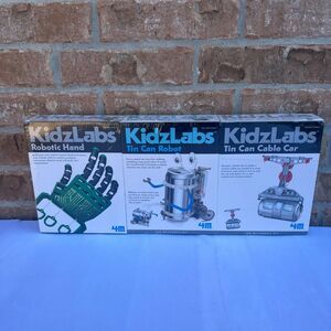 KidzLabs Robot Building Kit, Set of 3 Projects, Science and Tech Toys STEAM
